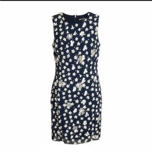 Karl Lagerfeld Navy Floral Mini Dress